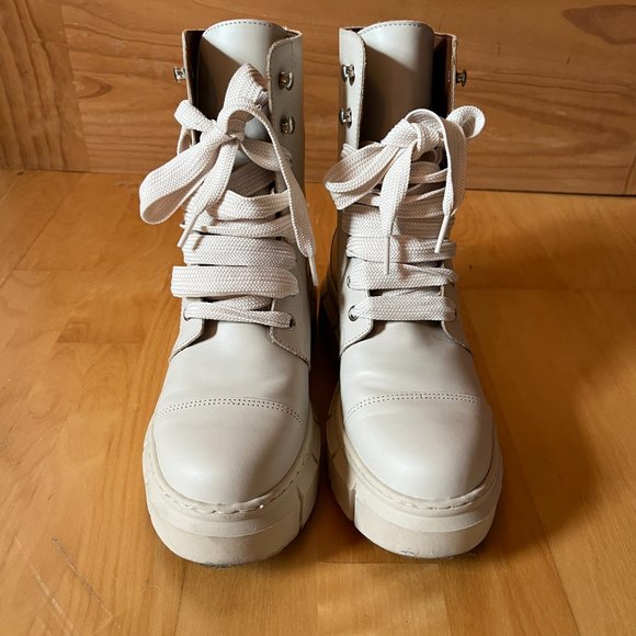 Alohas Can Can beige Combat Boot (Size 38) - Picture 3 of 10